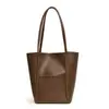 Nuevo bolso de cubo de comercio exterior para mujer, gran capacidad, vintage, simple, bolso de hombro casual, conjunto de bolsos de mano de moda y tendencia