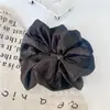 Elástico de Cabelo Satinado Brilhante Cor Creme para Meninas, Estilo Despojado, Doce, Alta Elasticidade, Prendedor de Coque para Mulheres