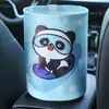 Cubo de Basura Impermeable para Coche Suministros para Coche Bolsa Plegable de Almacenamiento Cubo de Basura de Dibujos Animados Cubo de Almacenamiento para Coche Almacenamiento de Cuero