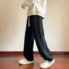2025 Novo Veludo Casual Masculino Inverno Quente Esportivo Casual Calças Juventude Tendência Reta Calças e Calças de Moletom