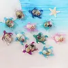 Lugar Pintoresco Pegatina de Refrigerador Oceánica Creativa Estrella de Mar Caballito de Mar Delfín Modelado Artesanía Pura Hecha a Mano con Pegamento Goteado Souvenirs Turísticos