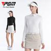 Camiseta base PGM golf para mujer de manga larga, camiseta de tela deportiva con lazo de mariposa, ropa deportiva de moda golf