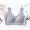 Roupa íntima de Látex 4.0 da Tailândia Sutiã Feminino Sexy Sem Marcas Sutiã com Aro de Aço Top Esportivo Sem Marcas Renda Costas Bonitas