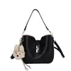 Bolso para Axila de Mujer 2026 Nuevo Modelo de Verano, Bolso Cubo de Color Sólido de Gama Alta, Bolso Cubo Versátil para Hombro y Cruzado para el Trabajo