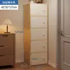 Gabinete pequeño de almacenamiento Gabinete de almacenamiento de pared para sala de estar, dormitorio con puerta Gabinete de pared pequeño y estrecho Estante de almacenamiento de piso