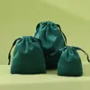 Bolsa de Terciopelo Cuadrada con Cordón Anti-Oxidación a Prueba de Polvo para Joyería Bolsa de Empaque para Joyería Bolsa de Almacenamiento para Joyería Lista para la Venta