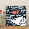 Pintura a Óleo Digital de Cachorro com Linha DIY Colorir à Mão Grafite Desenho Animado Fofo Decoração Curativa Fabricante Atacado