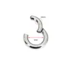 Anillo nasal cerrado de acero inoxidable transfronterizo, anillo de labio con perforación corporal de gran tamaño, anillo básico simple para el cuerpo humano, anillo universal para el cartílago de la oreja.