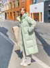 2026 Zhongxi Pinghu Abrigo Largo de Plumas para Mujer, Estilo Coreano por Encima de la Rodilla, Nuevo Engrosado 90% Plumón de Pato Blanco, Ropa para Mujer Estudiante Tallas Grandes