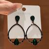 Aretes Grandes de Gota de Agua Lujo Accesible de Alta Gama Aretes Elegantes Exagerados 2023 Nuevos Aretes de Diseño Nicho