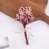 Mini buquê natural flor seca decoração caixa de presente de doces de casamento acessórios de presente pequeno corpete de casamento flor eterna