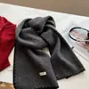 ¡Artículo de moda! Bufanda Larga Estrecha de Doble Raya para Mujer, Otoño e Invierno, Moderna, Versátil, Calentador de Cuello
