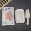 Nuevo Juego Desechable de Cuchillo, Tenedor y Plato para Pastel, Combinación de Plato y Tenedor para Hornear, Vajilla de Cumpleaños, Plato, Tenedor y Vela de Papel Biodegradable