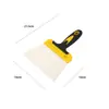 Raspador popular de aço inoxidável, raspador de massa grande, lâmina de limpeza, raspador de poeira, faca de poeira doméstica, espátula de massa, personalizado pelo fabricante
