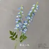 Flores Artificiais Azuis para Casamento Flores Falsas de Teto Decoração de Casamento Parede de Flores Arranjo de Flores de Chão para Casamento Materiais para Arranjo de Flores de Seda