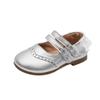 Sapatos de Couro para Meninas Sapatos de Princesa Infantil 2025 Outono Novo Sapatos Baixos para Menininhas Sola Macia Primavera e Outono Sapatos de Bebê