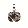 Para Capa de Couro para Fone de Ouvido AirPods 1ª/2ª Geração/pro Capa Bluetooth Sem Fio Couro Estereotipado Graffiti Estojo de Proteção e Armazenamento