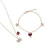 Collar con colgante de cachorro de amor estilo japonés y coreano, cadena para la clavícula de temperamento simple, moda para mujer, lujo ligero, nicho, venta al por mayor
