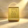 Peça de exibição de estátua dos Três Santos Taoístas de ouro 999 puro, ornamento de ouro Yuan Shi Ling Bao Dao Te Tai Yi Tian Zun para coleção e comemoração
