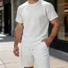 2026 Verão Transfronteiriço Amazon Camisa Polo Masculina Texturizada Nova Tendência Gola Lapela Manga Curta Camiseta Top