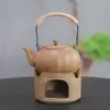 Juego para Preparar Té Yuerui con Hervidor de Agua Colgante, Estufa de Carbón y Juego de Tetera - Juego Completo de Estufa Independiente de Hierro