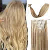 Set de Peluca Europea y Americana de Siete Piezas de Cabello Largo y Liso Transfronterizo para Aumentar el Volumen del Cabello, Extensiones de Cabello de Peluca Natural Invisibles