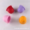 Dispositivo de ventosa de silicone em formato de flor pode imprimir padrão copo de massagem de silicone itens essenciais do dia a dia