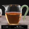 Tetera para compartir de vidrio resistente al calor con filtro para hojas de té, colador de té integrado, no quema