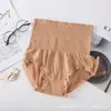 Pantalones Japoneses de Algodón con Encaje, Ropa Interior Triangular de Control de Abdomen y Levantamiento de Glúteos de Cintura Alta, Sin Costuras, Cómoda, Empaquetada Individualmente