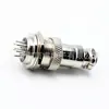 Conector universal serie GX12 conector de aviación conector jack receptáculo/enchufe recto 2-7 pines opcional