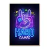 Pintura em Tela Impressa de Poster de Jogo de E-Sports Mais Vendido Transfronteiriço Pintura Decorativa para Lan House de Jogos em Inglês Núcleo de Impressão de Comércio Exterior