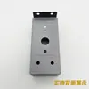 Base de Coluna de Solário Suporte de Ângulo Fábrica Suporte de Ângulo de Pé de Coluna de Tubo Quadrado Fixador de Base Universal de Liga de Alumínio para Tubo Quadrado