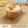 Mesa de Centro Estilo Nórdico para Casa de Aluguel, Pequena Mesa de Chá para Quarto, Sala de Estar de Apartamento Pequeno, Mesa de Armazenamento Simples Moderna Estilo Novo