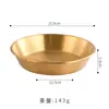 Plato Pequeño de Acero Inoxidable 304 para Guarniciones, Salsa de Tomate, Plato para Condimentos, Plato Occidental para Filete, Plato para Salsa de Pimienta Negra, Plato para Kimchi