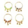 2026 Nuevo Estilo Pulsera de Elefante y Mariposa Estilo Ins Retro, Popular Pulsera de Cuentas con Agujero Grande DIY Transfronteriza, Fabricante de Yiwu