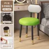 Cadeira de Maquiagem Modelo Novo 2026, Cadeira para Casa, Banqueta de Mesa de Maquiagem com Encosto de Luxo para Quarto de Meninas