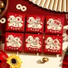 Pequeños Sobres Rojos con Estampado Dorado para el Año de la Oveja, Sobres de Dinero de la Suerte para el Año Nuevo, Festival de Primavera de 2027 Hechos en Fábrica