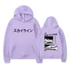 Sudadera con capucha casual de moda callejera con estampado de letras D de doble cara, estilo Anime Drift Ae86, para hombres y mujeres