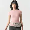 Nova Camiseta Esportiva de Verão Slim-Fit de Secagem Rápida para Mulheres Top para Corrida ao Ar Livre, Treinamento, Fitness, Yoga