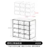 Gaveta de armazenamento com contas cristal de vidro contas espalhadas armário compartimento para joias mesa transparente feito à mão DIY caixa de material