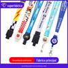 Atacador de Trabalho com Fivela de Metal Personalizado de Fábrica por Atacado Multifuncional para Crachá de Conferência de Funcionário com Logotipo Estampado Brinde Corporativo