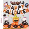 Nuevo globo de Halloween con forma de película de aluminio, globo decorativo de dibujos animados, globo para fiesta temática de Halloween