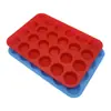 Molde de bolo de silicone poroso para muffin, 24 peças, bandeja de assar, forma de copo de ovo, grau alimentício, resistência a altas temperaturas