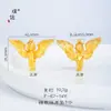 Loja de ouro Puzuo com acessórios DIY pingente de colar de anjo bebê Cupido tridimensional requintado
