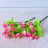 Fabricante Mayorista de Flores Artificiales Rosa Simulada Mini Flor Falsa 15 Cabezas Capullo de Estrella Capullo de Perla Decoración del Hogar Ramo de Flores Artificiales