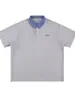 Camiseta de Manga Corta con Retazos de Cuadros de Colores Contrastantes Sencilla para Hombres y Mujeres 2026 Verano Nuevo Estilo Camiseta Polo