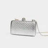Bolsa de Mão com Strass para o Verão 2026 Corrente Banquet Mini Feminina de Alta Qualidade Quadrada Requintada Bolsa de Noite Bolsa de Mão para Vestido