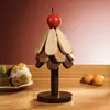 Tapete de Isolamento Térmico para Árvore de Natal, uma Pequena Decoração de Mesa em Madeira Sólida em Forma de Árvore, Porta-Copos Anti-Escaldante, Base para Panela, Base Antiderrapante para Pratos de Jantar