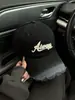Gorra de Béisbol Vintage Borgoña Desgastada para Mujer, Estilo Retro Americano, Circunferencia de Cabeza Grande, Gorra Versátil con Letras que Hace que la Cara Parezca Más Pequeña