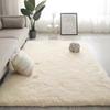 Tapete de Lã de Seda Estampado Tie-Dye Atacado Tapete de Cor Gradiente para Casa Quarto de Bebê Tapete de Chão Peludo para Sala de Estar ao Lado da Cama